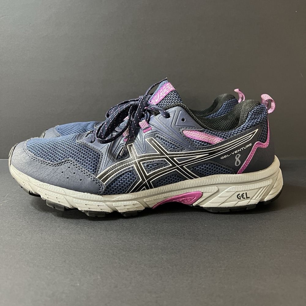 Asics Gel Venture 8 1012A708 Blue Purple Running Shoes Sneakers Women's Size 11